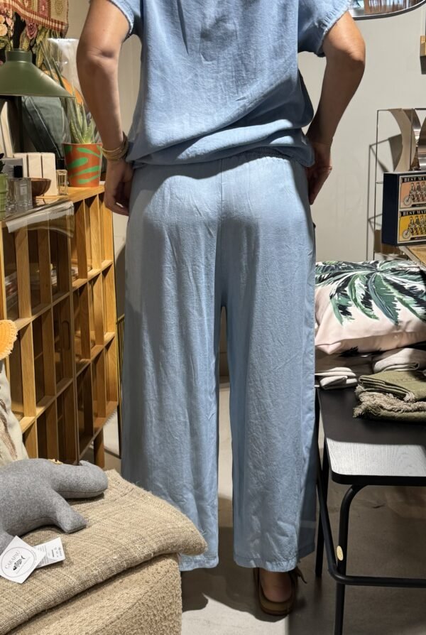 Tunique jean brodée/ Pantalon jean unis – Image 3