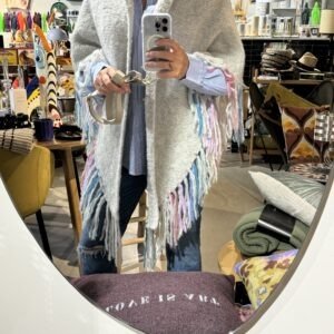 Pull, gilet, écharpe ou Chale Amano - En alpaga tricoté à la main en équateur