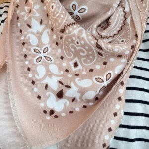 Chèche/ foulard/ écharpe Jeanne et Charlotte