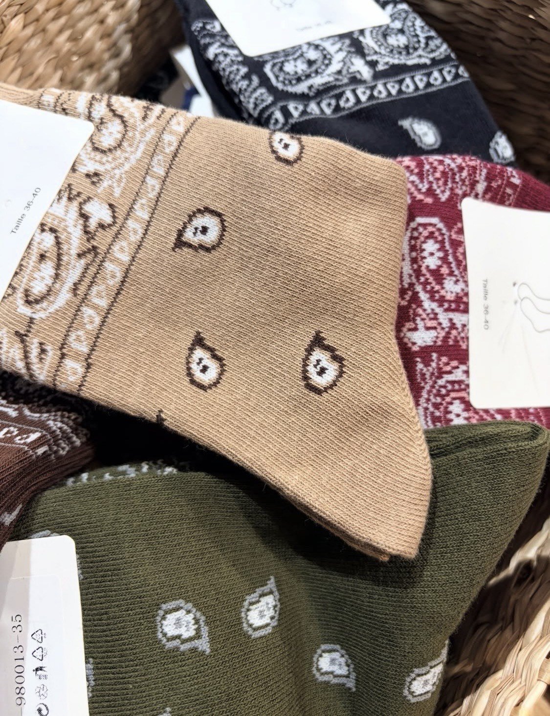 Chaussettes bandana Jeanne et Charlotte