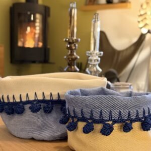 Panier tissu Pouilles Jeanne et Charlotte