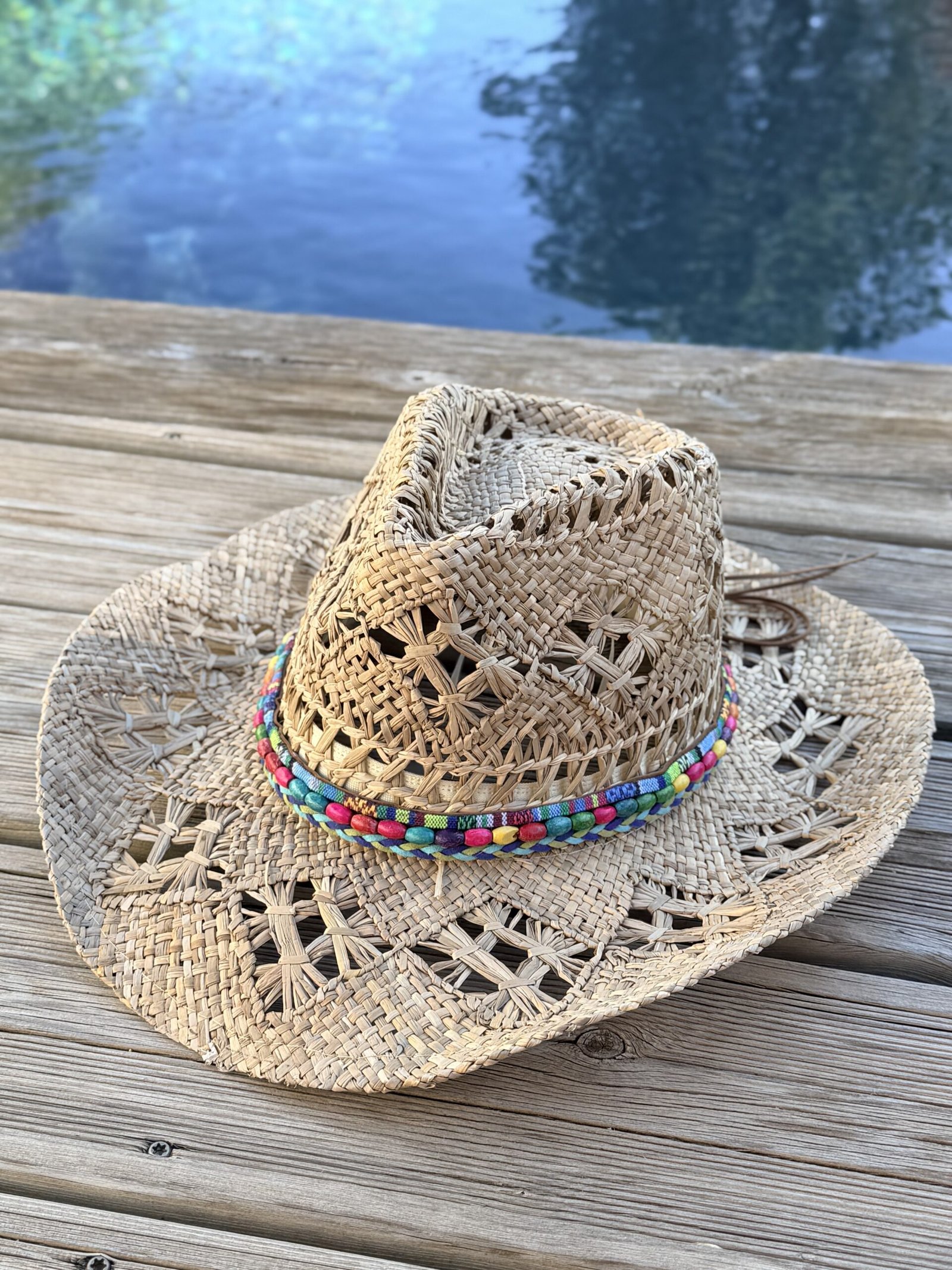 Chapeau cow-boy en paille – Image 2