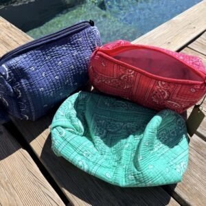 Trousse de toilette bandana Jeanne et Charlotte