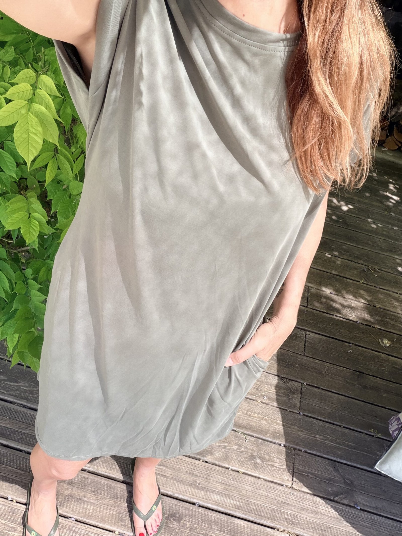 Robe teeshirt en viscose